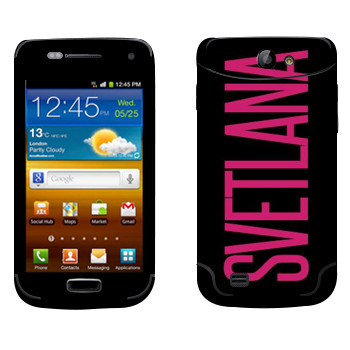   «Svetlana»   Samsung Galaxy W