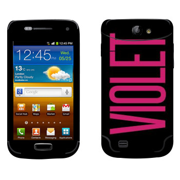   «Violet»   Samsung Galaxy W