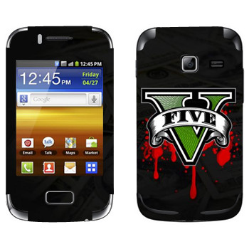   «GTA 5 - logo blood»   Samsung Galaxy Y Duos