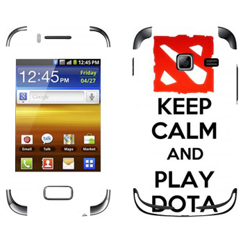   «Keep calm and Play DOTA»   Samsung Galaxy Y Duos