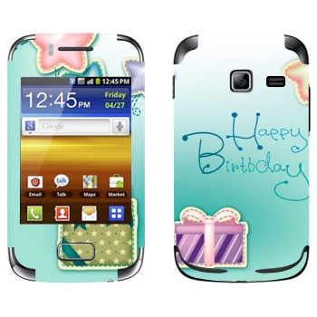   «Happy birthday»   Samsung Galaxy Y Duos