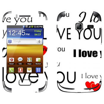   «I Love You -   »   Samsung Galaxy Y Duos