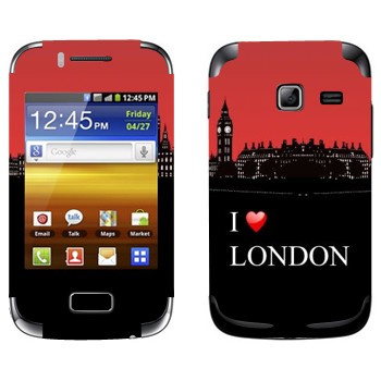   «I love London»   Samsung Galaxy Y Duos