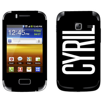   «Cyril»   Samsung Galaxy Y Duos