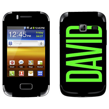   «David»   Samsung Galaxy Y Duos
