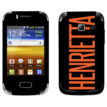   «Henrietta»   Samsung Galaxy Y Duos