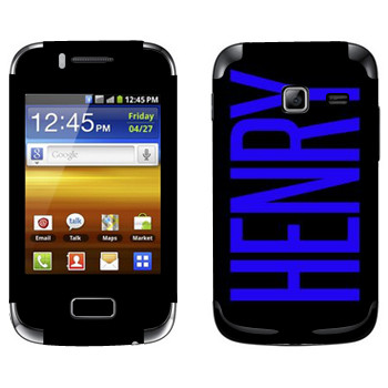   «Henry»   Samsung Galaxy Y Duos