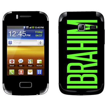   «Ibrahim»   Samsung Galaxy Y Duos