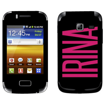   «Irina»   Samsung Galaxy Y Duos