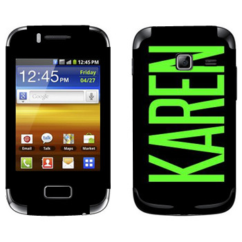   «Karen»   Samsung Galaxy Y Duos