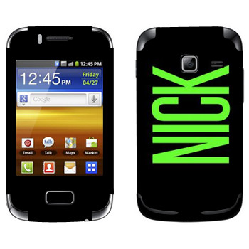   «Nick»   Samsung Galaxy Y Duos
