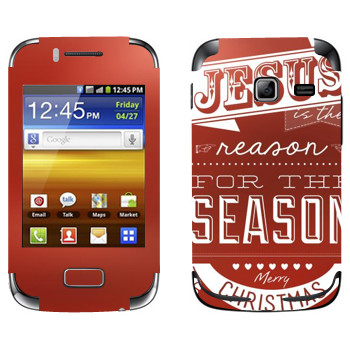   «Jesus is the reason for the season»   Samsung Galaxy Y Duos
