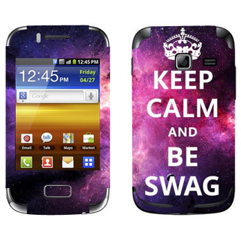   «Keep Calm and be SWAG»   Samsung Galaxy Y Duos
