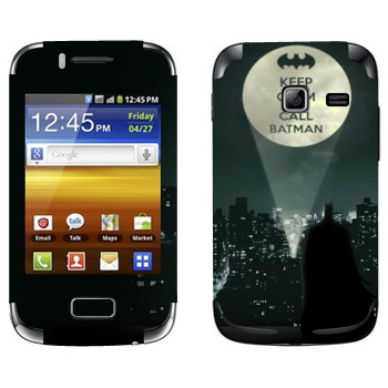  «Keep calm and call Batman»   Samsung Galaxy Y Duos