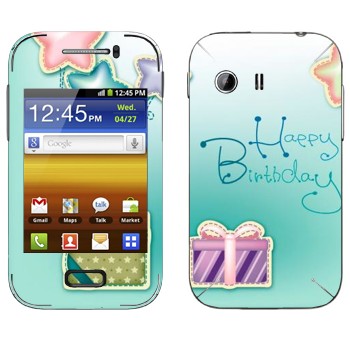   «Happy birthday»   Samsung Galaxy Y MTS Edition