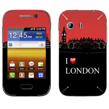   «I love London»   Samsung Galaxy Y MTS Edition
