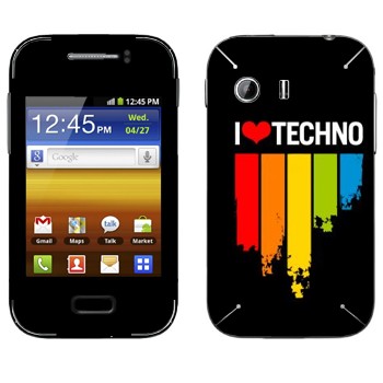   «I love techno»   Samsung Galaxy Y MTS Edition