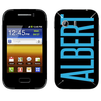   «Albert»   Samsung Galaxy Y MTS Edition