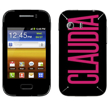   «Claudia»   Samsung Galaxy Y MTS Edition