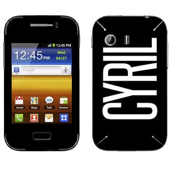   «Cyril»   Samsung Galaxy Y MTS Edition