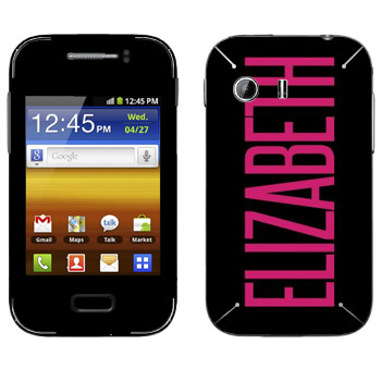   «Elizabeth»   Samsung Galaxy Y MTS Edition