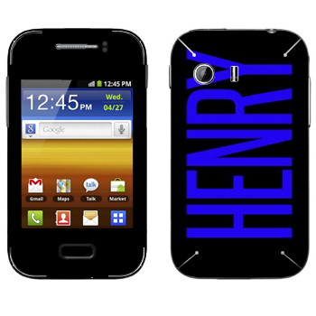   «Henry»   Samsung Galaxy Y MTS Edition