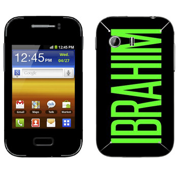   «Ibrahim»   Samsung Galaxy Y MTS Edition