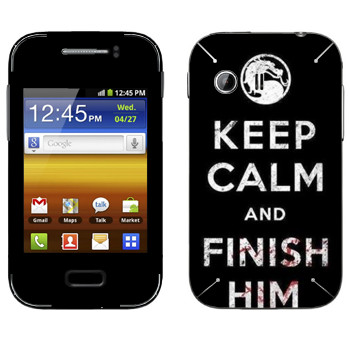   «Keep calm and Finish him Mortal Kombat»   Samsung Galaxy Y MTS Edition