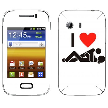   « I love sex»   Samsung Galaxy Y MTS Edition