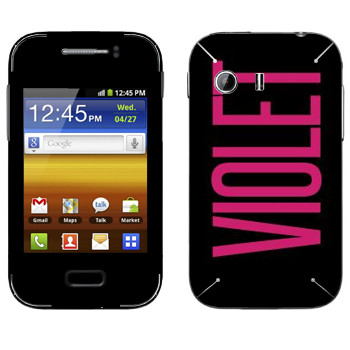   «Violet»   Samsung Galaxy Y MTS Edition
