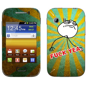   «Fuck yea»   Samsung Galaxy Y MTS Edition