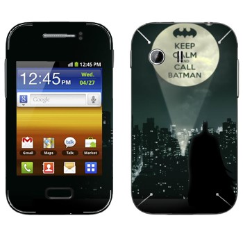   «Keep calm and call Batman»   Samsung Galaxy Y MTS Edition