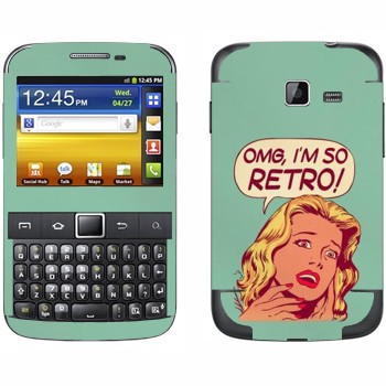  «OMG I'm So retro»   Samsung Galaxy Y Pro