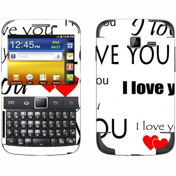   «I Love You -   »   Samsung Galaxy Y Pro