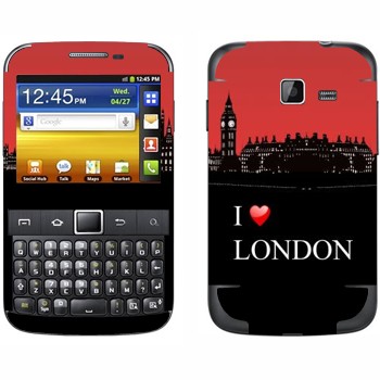   «I love London»   Samsung Galaxy Y Pro