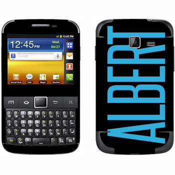   «Albert»   Samsung Galaxy Y Pro