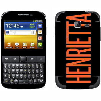   «Henrietta»   Samsung Galaxy Y Pro