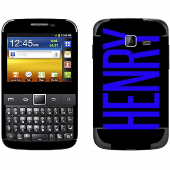   «Henry»   Samsung Galaxy Y Pro