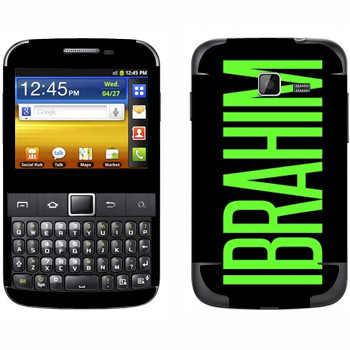   «Ibrahim»   Samsung Galaxy Y Pro