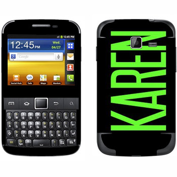   «Karen»   Samsung Galaxy Y Pro