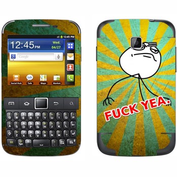   «Fuck yea»   Samsung Galaxy Y Pro