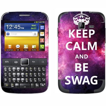   «Keep Calm and be SWAG»   Samsung Galaxy Y Pro