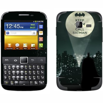   «Keep calm and call Batman»   Samsung Galaxy Y Pro