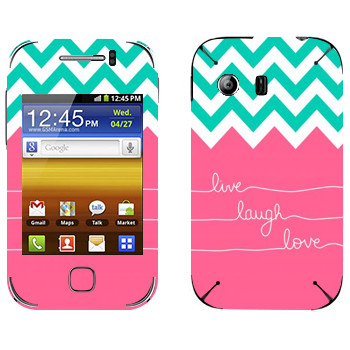   «Live Laugh Love»   Samsung Galaxy Y