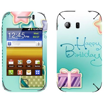   «Happy birthday»   Samsung Galaxy Y