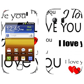   «I Love You -   »   Samsung Galaxy Y