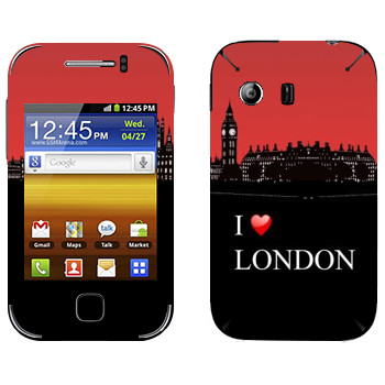   «I love London»   Samsung Galaxy Y