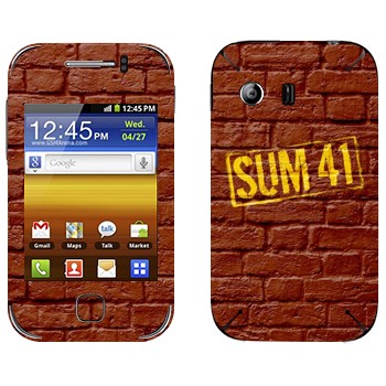   «- Sum 41»   Samsung Galaxy Y