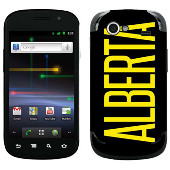   «Alberta»   Samsung Google Nexus S