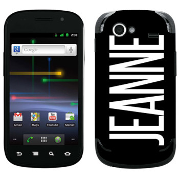   «Jeanne»   Samsung Google Nexus S